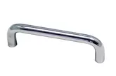 HANDLE D STEEL POLISHED CHROME 96MM CTC