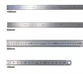 MEASURE STEEL RULE SET 150 300 600 & 1000MM