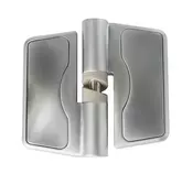 GRAVITY HINGE RIGHT HAND CONCEALED SCREW FIX HOLD CLOSE (SATIN CHROME)