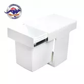 BIN SINGLE SLIDE OUT KRB16 WHITE 266WX390DX334H 15L