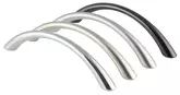 HANDLE ARCH PULL ZINC ALLOY POLISHED CHROME 96MM CTC