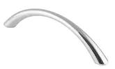 HANDLE ARCH PULL ZINC ALLOY POLISHED CHROME 128MM CTC