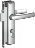 LOCK ELEGANCE XC HINGE SECURITY SILVER WITH SNIB