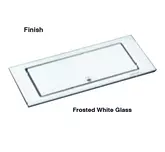 EVOLINE BACKFLIP GLASS WHITE 2X SOCKET 1X USB