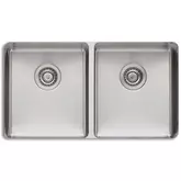 SINK SONETTO-SN1063U STAINLESS STEEL DOUBLE BOWL 785X455MM