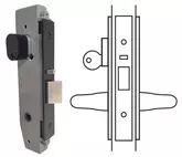 995 MORTICE LOCK KIT 30MM PC BLACK CLASSROOM KIT CYL & LEVER