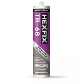 HEXFIX TR-68 SANITARY SILICONE SEALANT  STONE BEIGE  300ML