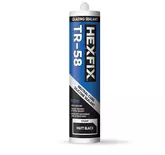 HEXFIX TR-58  MATT BLACK GLASS METAL & MASONARY  300ML