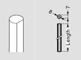 BI FOLD SHAFT ALT-F 1816MM STEEL BLACK