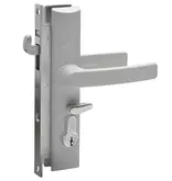 LOCK 8654 SECURITY SCREEN DOOR HINGED STANDARD STRIKE SILVER