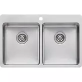 SINK SONETTO-SN1064 STAINLESS STEEL DOUBLE BOWL 1TH 785X510MM