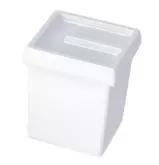 ONDA VANITY BIN MANUAL 5L WHITE WITH BRACKET