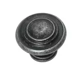 KNOB GRECIAN FLUTED ANTIQUE BLACK 30MM