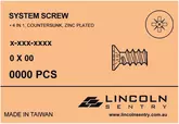 SCREW 4IN1 SYSTEM SCREW 4IN1 7.5X6.3MM QTY 100