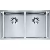 SINK BOLERO BOX 220 DOUBLE BOWL FRANKE STAINLESS STEEL 782X450MM