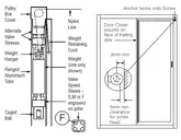 DOOR CLOSER SLIDING SECURITY DOOR CLEAR ANODISED INVENTCO