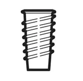 PIN SYSTEMTHREADED INSERT M10 25MM