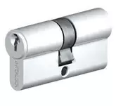 CYLINDER EURO DOUBLE 5 PIN SATIN CHROME 62MM KEY J003