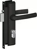 LOCK ELEGANCE XC HINGE SECURITY BLACK WITH SNIB