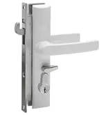 LOCK 8654 SECURITY SCREEN DOOR HINGED STANDARD STIKE WHITE