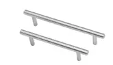 HANDLE TITAN RAIL &  POST STAINLESS STEEL 128MM CTC