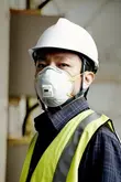 RESPIRATOR DUST MASK STANDARD 8812 SANDING WITH VALVE